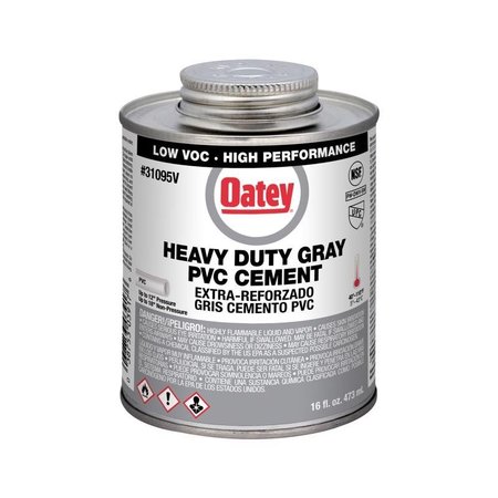 OATEY Gray Cement For PVC 16 oz 31095V